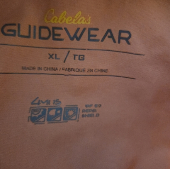 Cabelas Shirt Guidewear Adult X-Large, Long Sleeve Button Up - Picture 7 of 10